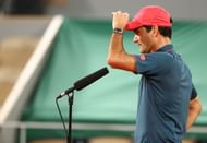 Roger Federer after his win over Dominik Koepfer